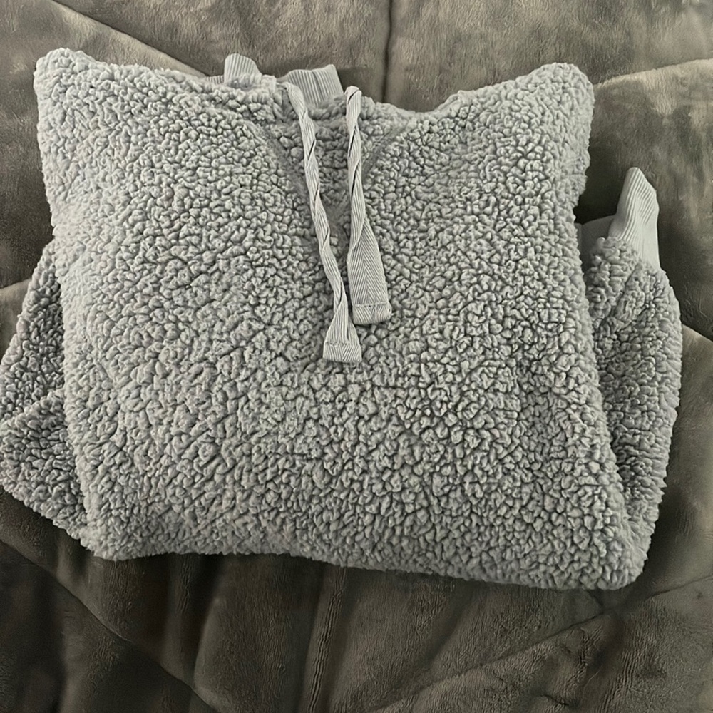 Grey Sherpa Sweater